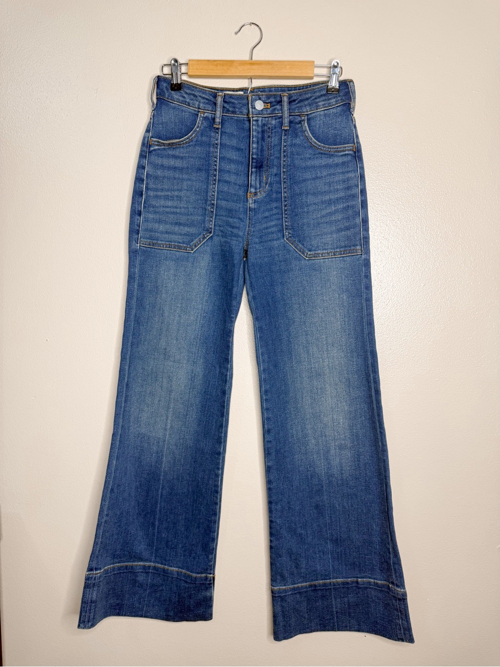 Pilcro Anthropologie The Ryan Relaxed High-Rise Flare - Picture 4 of 16
